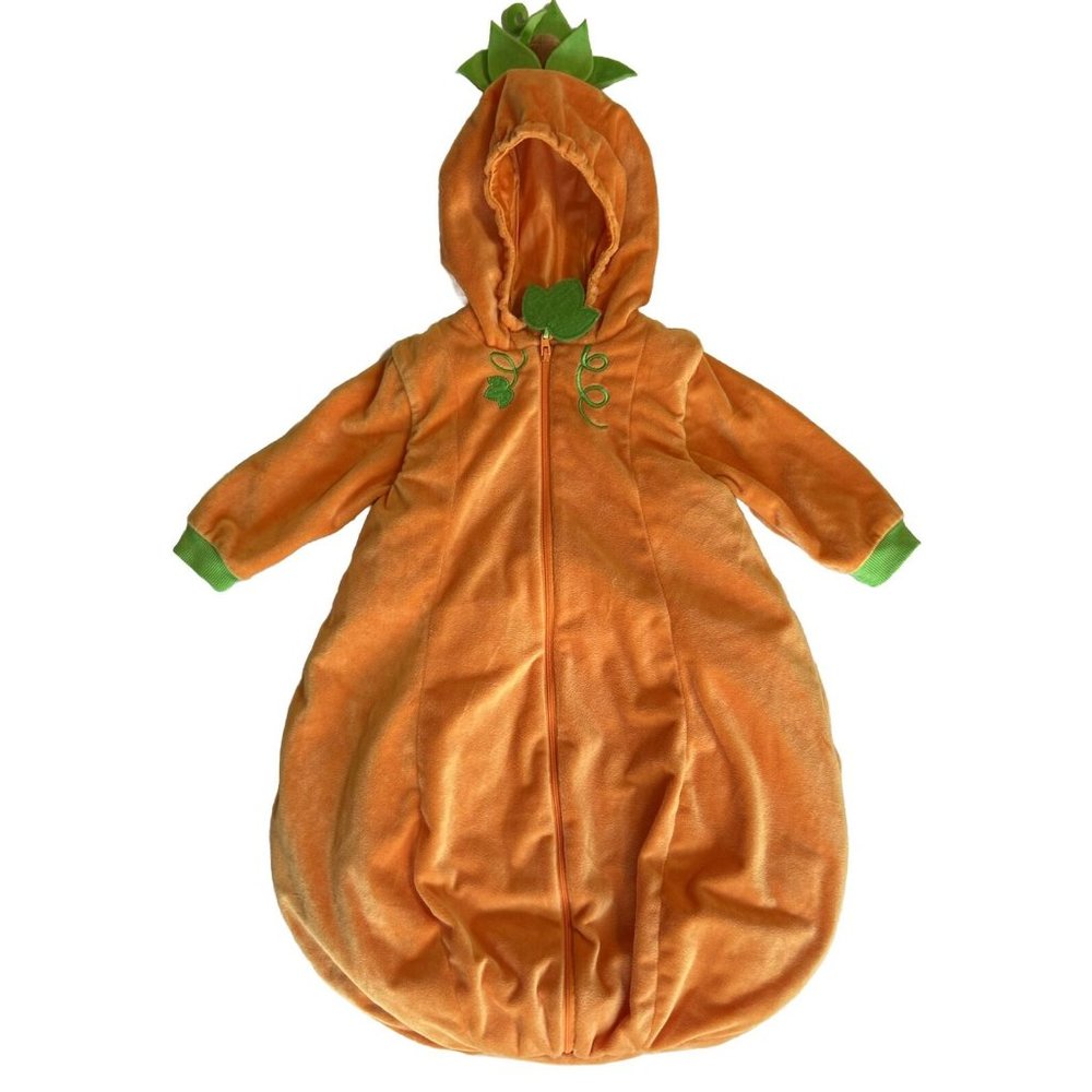 Hallows Eve Infant Pumpkin Halloween Fall Costume Size 0 - 6 Months